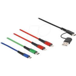 Delock USB Ladekabel 4in1 1.20m