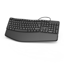HAMA Ergonomische Tastatur "EKC-400" mit Handballenauflage