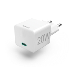 HAMA Schnellladegerät USB-C PD/Qualcomm 20W weiß
