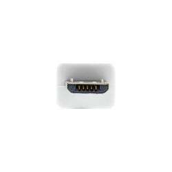 InLine Micro-USB 2.0 Kabel, USB-A St an Micro-B St weiß 1m