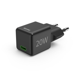 HAMA Schnellladegerät, USB-C PD, 20W Schwarz