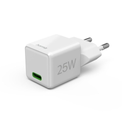 HAMA Schnellladegerät, USB-C PD, 25W Weiß
