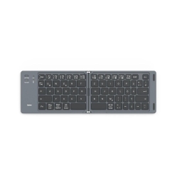 HAMA Travel 450 Tastatur kabellos Schwarz, Dunkles Grau