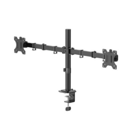 HAMA Monitorhalterung,2 Monitore,höhenverstellbar,13"-35",Sc