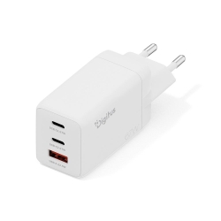 DIGITUS USB GaN Ladegerät, 100W 2x USB-C, 1x USB-A, Weiss