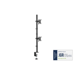 DIGITUS Dual Vertikal Monitorhalterung, 2x 32
