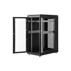 DIGITUS 26HE Serverschrank,1342x600x1000 mm,Glas Fronttür
